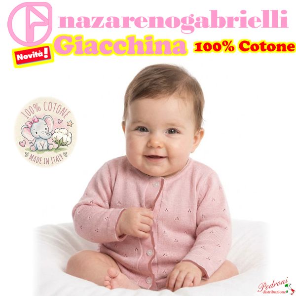 Primavera GIACCHINA COTONE NG744/2 Rosa/Rosa Antico 1-9 Mesi Primavera GIACCHINA COTONE NG744/2 Rosa/Rosa Antico 1-9 Mesi