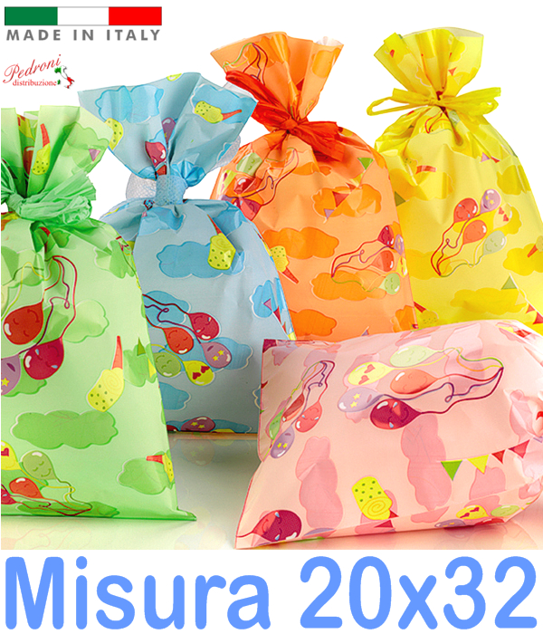 BUSTA per CONFEZIONI REGALO Art.BALLOONS Cm.20x32