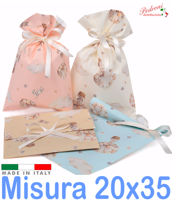 BUSTA per CONFEZIONI REGALO Art.BEBE' Cm.20x35