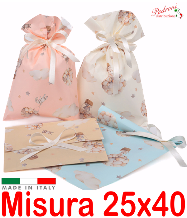 BUSTA per CONFEZIONI REGALO Art.BEBE' Cm.25x40