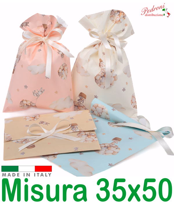 BUSTA per CONFEZIONI REGALO art.BEBE' Cm.35x50