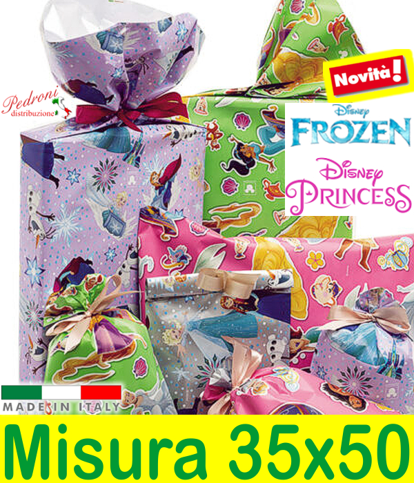 *NOVITA'* BUSTA per CONFEZIONI REGALO Art.PRINCESS Cm.35x50