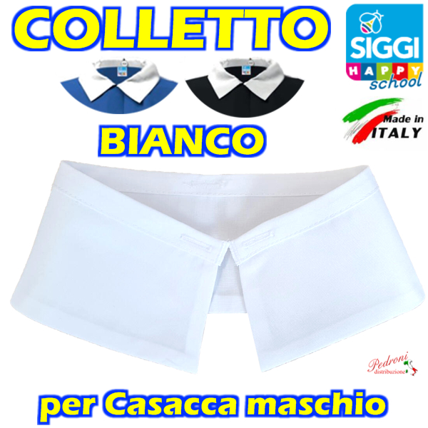 SIGGI "COLLETTO BIANCO" per Casacca MASCHIO Art.319