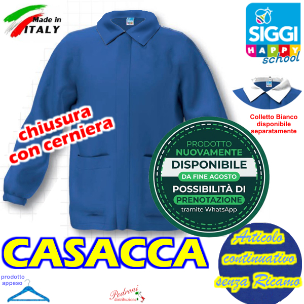 SIGGI CASACCA SCUOLA bambino 37CS1122 BLUETTE Tg.110 Cm.170