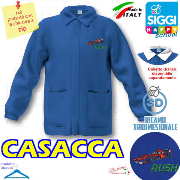 SIGGI CASACCA SCUOLA bambino 47CS1896 BLUETTE Tg.65 Cm.116