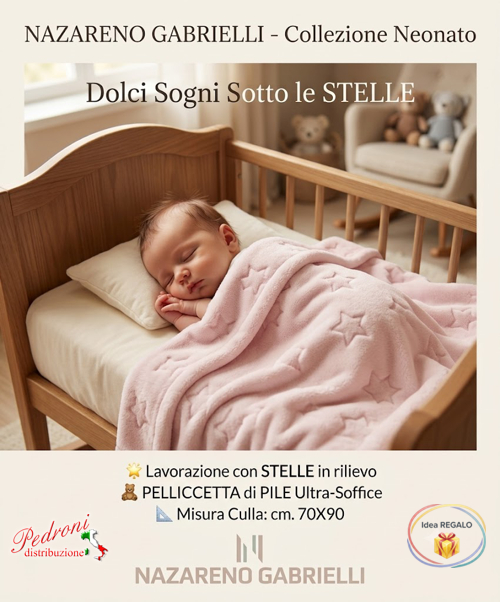 Copertina CULLA in PILE "STELLE in rilievo" NG-4723 ROSA Copertina CULLA in PILE "STELLE in rilievo" NG-4723 ROSA