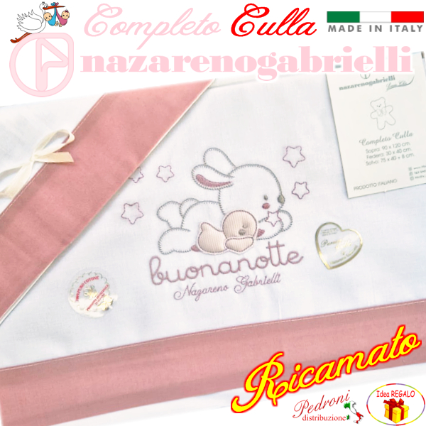 NAZARENO Completo CULLA ricamato NG91.21 Bianco/Amaranto