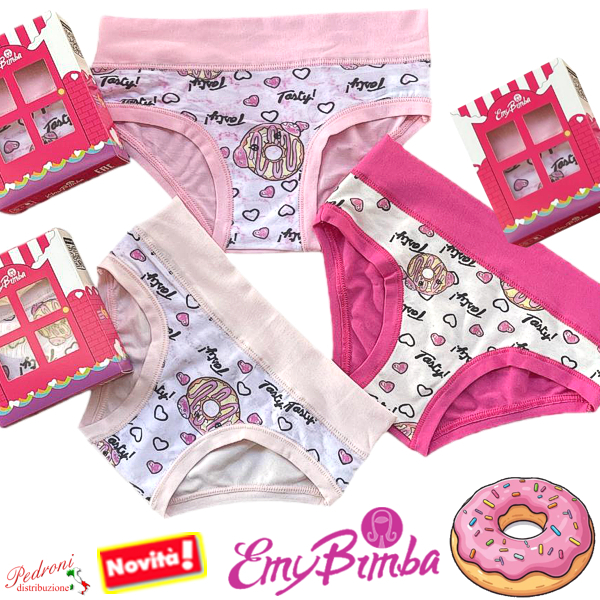 E M Y Slip bambina COTONE Art.B2870 TAGLIA 9/10 ANNI
