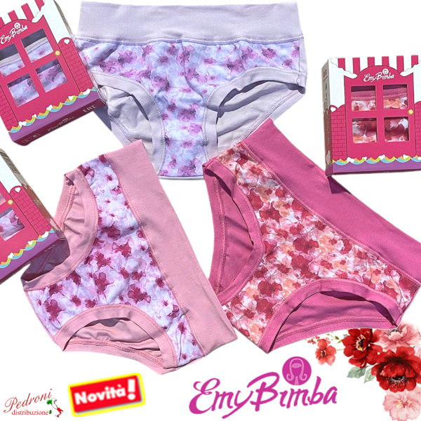 E M Y Slip bambina COTONE Art.B2960 TAGLIA 5 ANNI