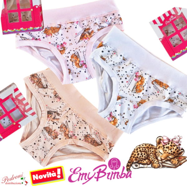 E M Y Slip bambina COTONE Art.B2982 TAGLIA 6 ANNI
