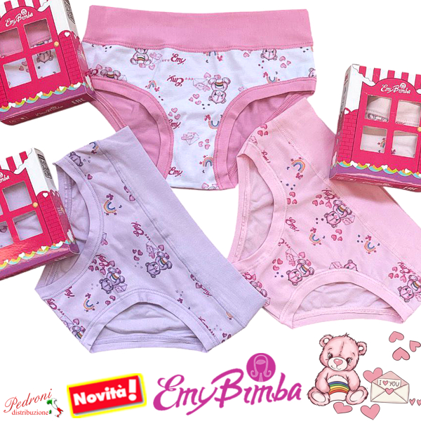 E M Y Slip bambina COTONE Art.B2992 TAGLIA 6 ANNI