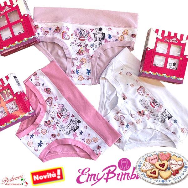 E M Y Slip bambina COTONE Art.B3000 TAGLIA 11/12 ANNI