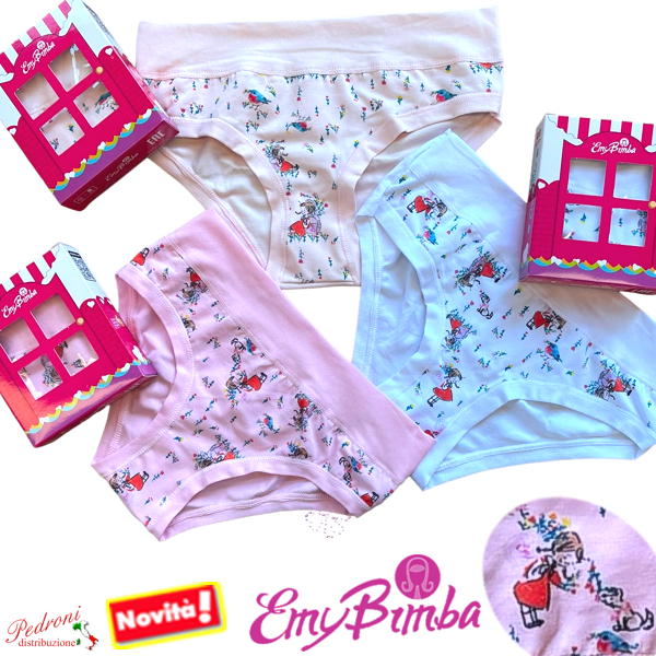 E M Y Slip bambina COTONE Art.B3006 TAGLIA 11/12 ANNI