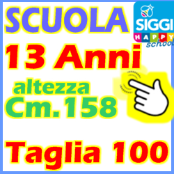 - TAGLIA 100 Cm.158-13 ANNI